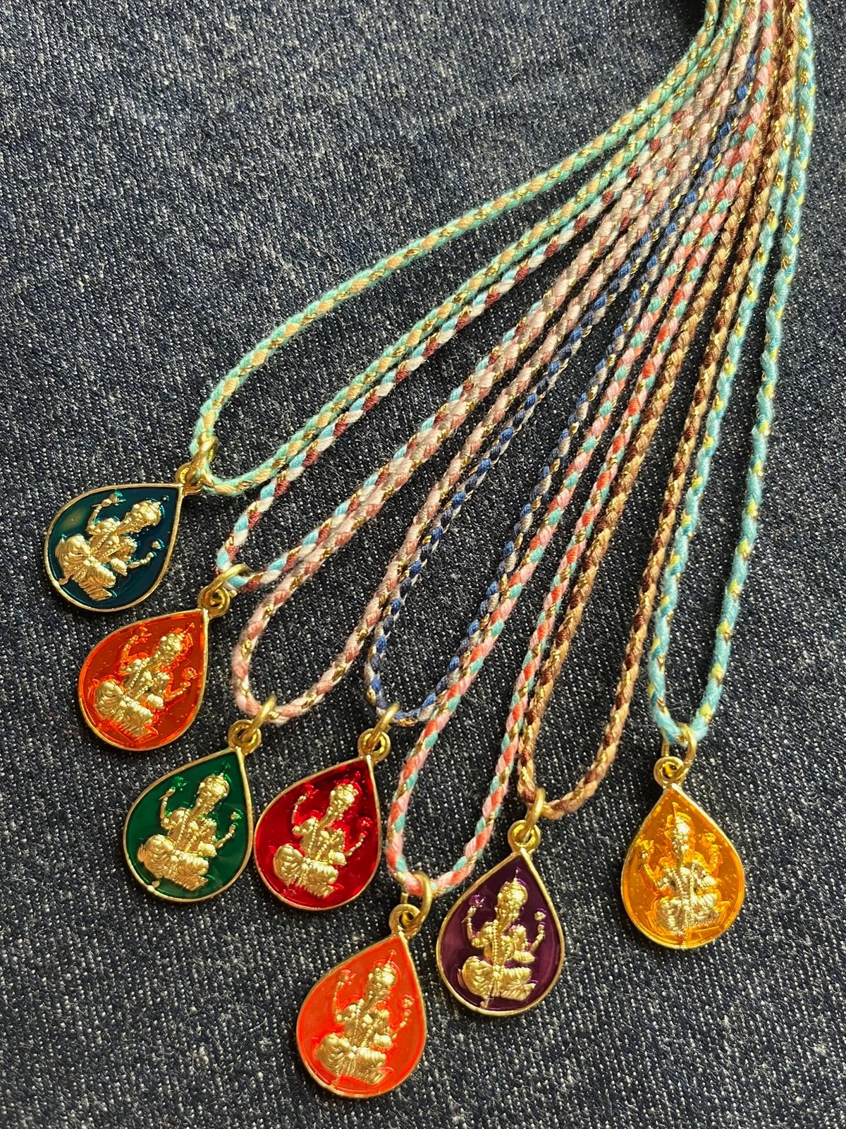 GANESH LOVE MAGIC CORD NECKLACE